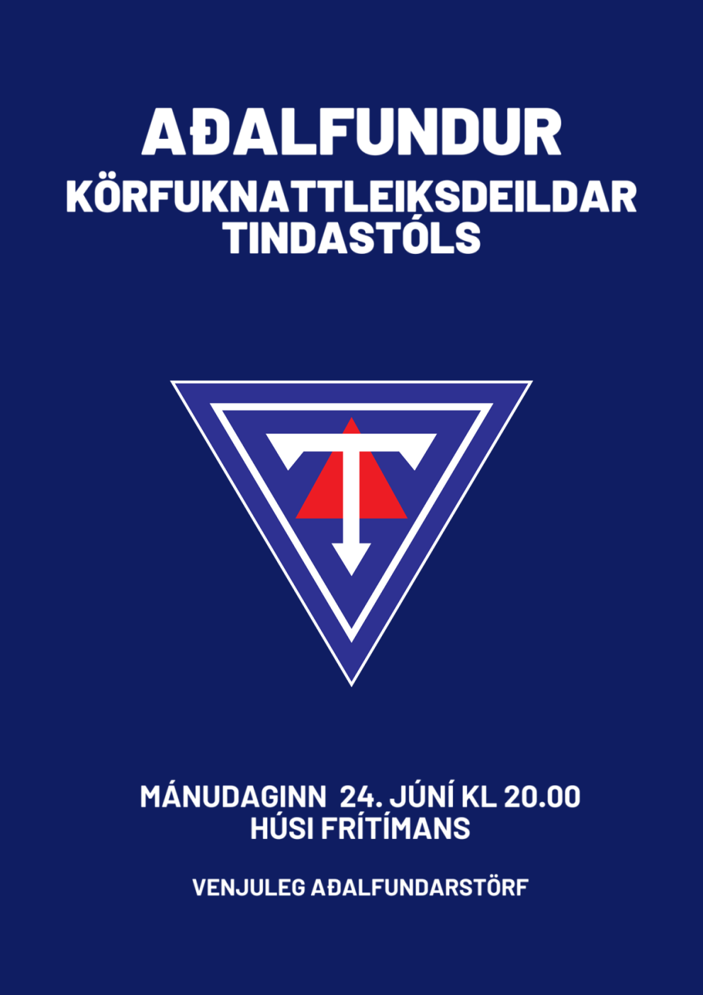 Aðalfundur Körfuknattleiksdeildar Tindastóls 24 júní