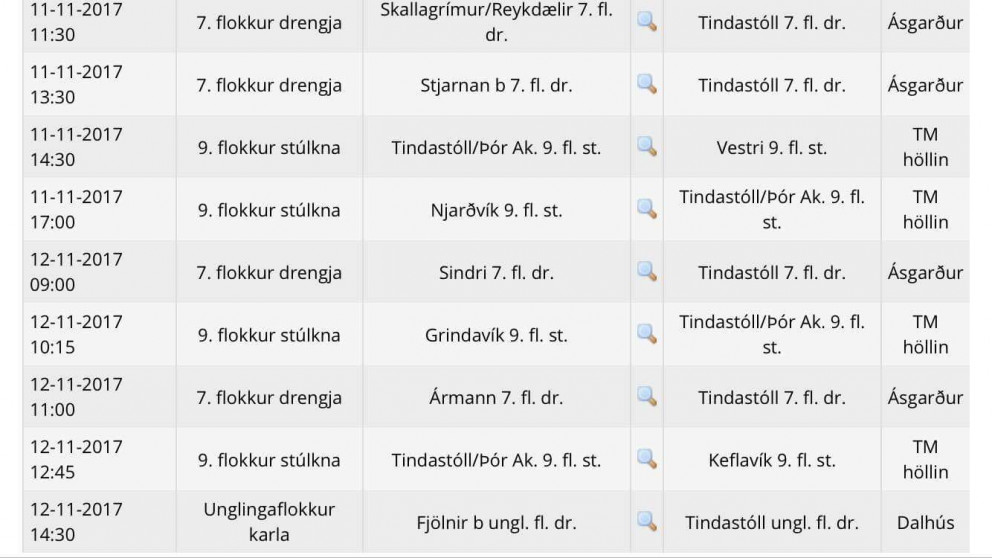 Leikjaplan helgarinnar