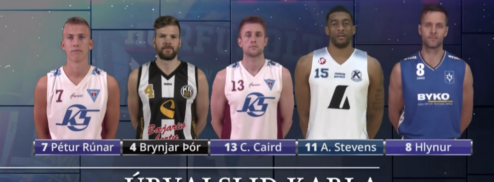 Chris og Pétur í liði fyrri umferðarinnar