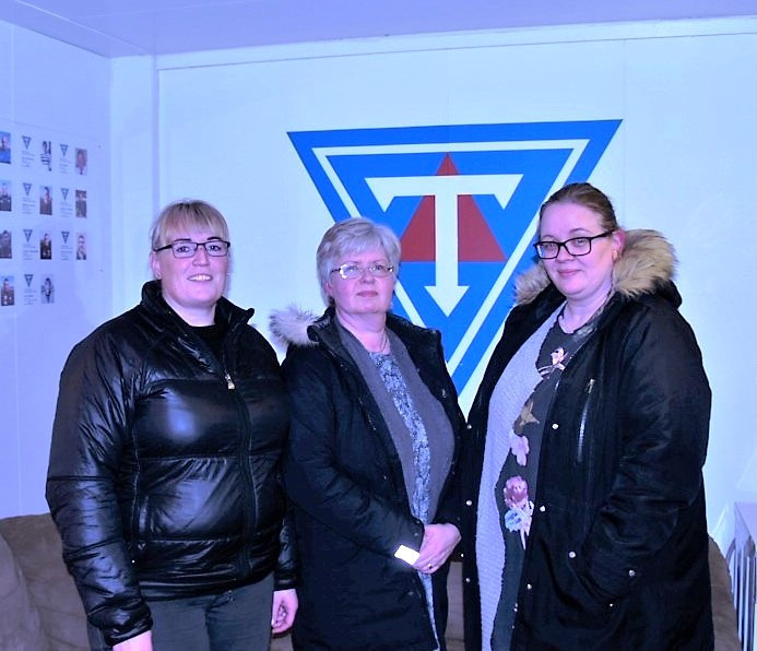 Steinunn Valdís, Kolbrún og Thelma.