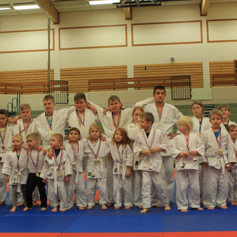 Frá Jólamóti Júdódeildar Tindastóls 2016. Mynd Jóhanna Ey Harðardóttir.