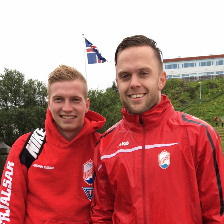 Jóhann Björn og Ísak Óli