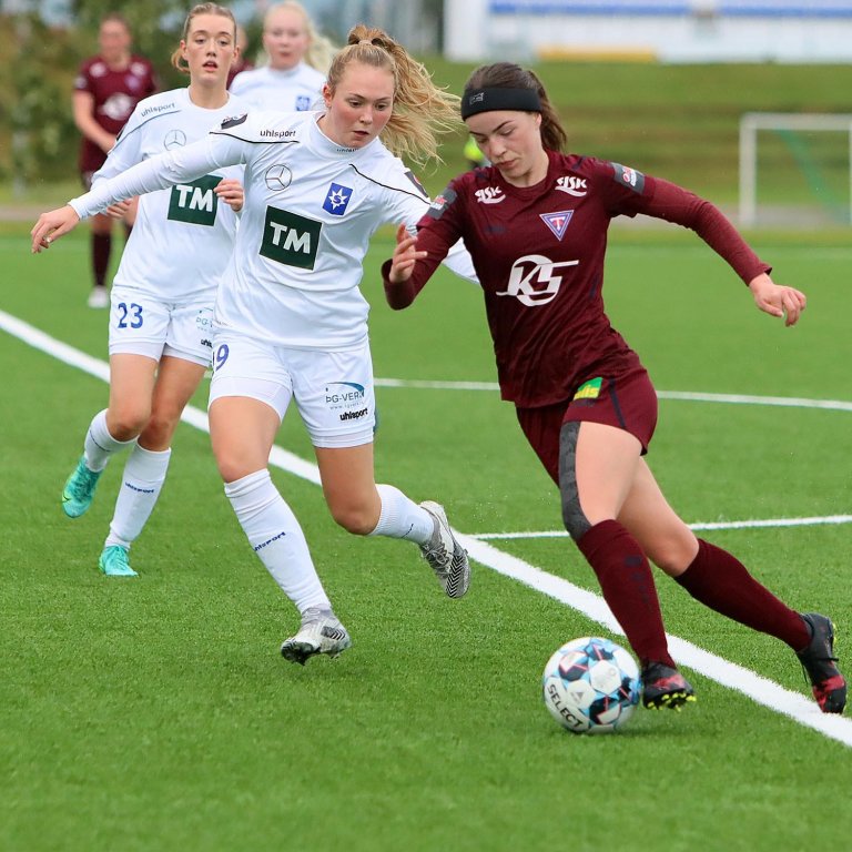 Laufey í leik með Tindastól seinasta sumar. Mynd: Óli Arnar