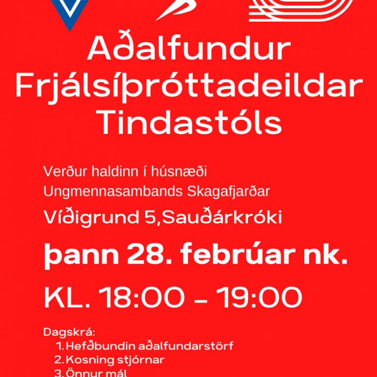 Aðalfundur Frjálsíþróttadeildar Tindastóls