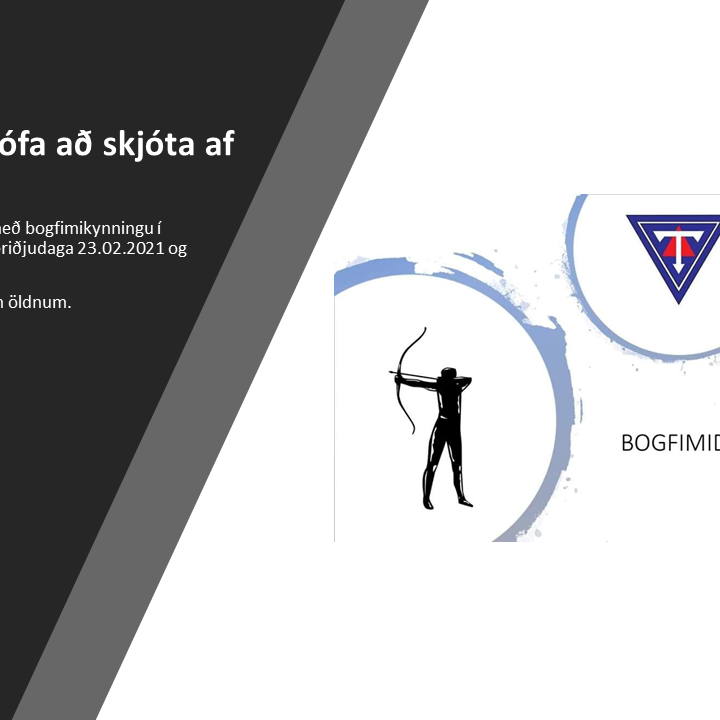 Bogfimikynning í Varmahlíð