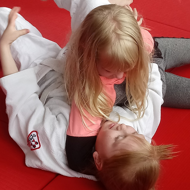 Frá júdókynningu á Sólgörðum í Fljótum. Mynd: Einar Örn Hreinsson.