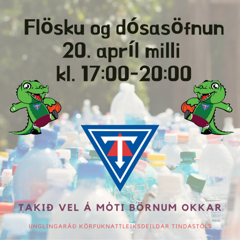 Flösku- og dósasöfnun 20. apríl