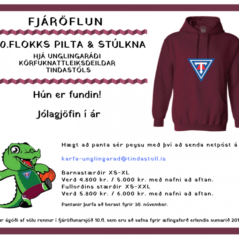 Fjáröflun 10.fl. pilta og stúlkna