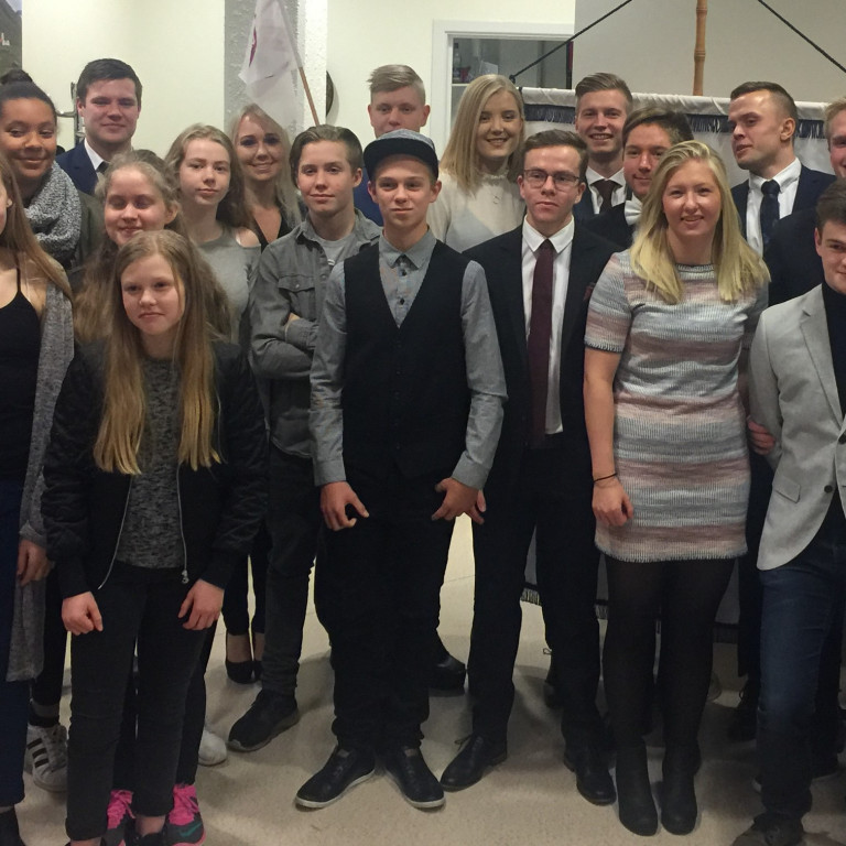 Hressir hátíðargestir