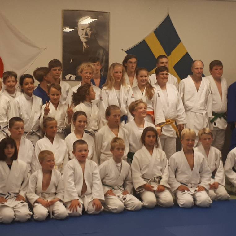 Frá æfingabúðum IK Södra Judo í Stokkhólmi í Svíþjóð. Mynd: Ragnheiður Blöndal Benediktsdóttir.