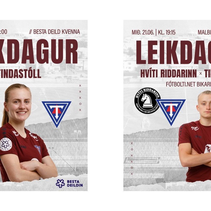 Tveir útileikir hjá meistaraflokksliðunum í dag