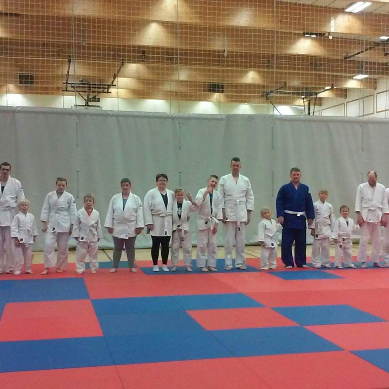 Þátttakendur á foreldraæfingu. Mynd Auður Inga Ingimarsdóttir.