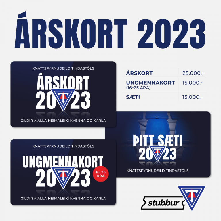 Árskortasala knattspyrnudeildar Tindastóls 2023 er hafin
