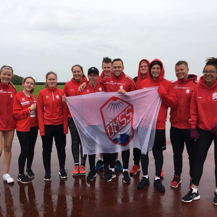 Lið UMSS í mótslok.