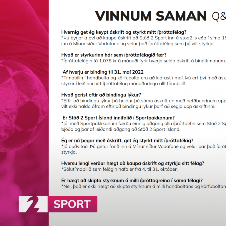 VINNUM SAMAN!!